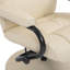 Fauteuil inclinable ergonomique en cuir végétalien avec repose-pieds Hillsg-36049453