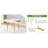 Extendable Dining Table Sets(must Include Both Table And Chair), Mdf Modern Home Dining