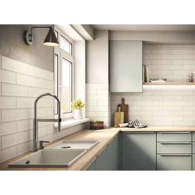 Ganberry 4“ x 16” Subway ceramic tile