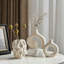Ensemble de vases en céramique 3 pièces - Vases décoratifs de style campagnard bohémien