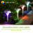 4 Piece Color Changing Lights Solar Yard Lights Landscape Lights