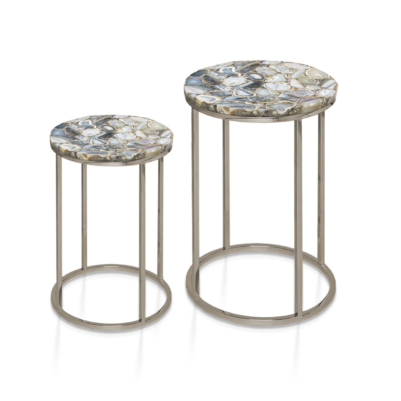 Dopson Stone Top Nesting Tables