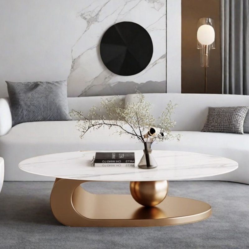 Light luxury art design coffee table