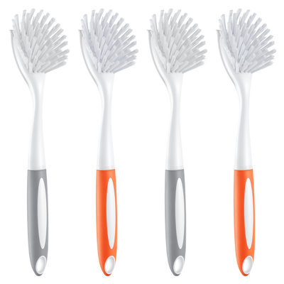 10-Inch Straw Cleaning Brushes - Set Of 10 | Food Grade Stainless Steel With Nylon Bristles | Tube & Pipe Cleaner