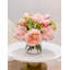 Pink Real Touch Rose & Peony Stems – Lifelike Faux Flowers For DIY Floral Décor