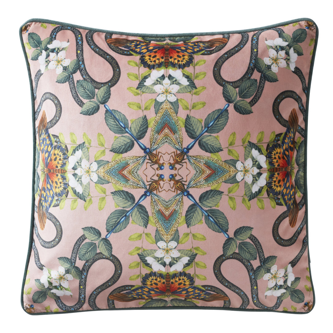 Feathers Floral Square Scatter Cushion