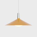 Large Bower Pendant Light In Anodised Aluminium And Dark Green