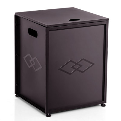 Propane Tank Cover Table, 9 Kg Propane Tank Storage Box, Outside Propane Tank Hideaway Storage Container, Liquid Gas Tank Storage Cabinet Side Table for Garden Patio