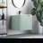 Caskvalley Modern Bathroom Vanity with Straight Fluted Design 24" Wide-1158663206