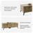 Cabral 4-Leg Coffee Table -  with Storage, Living Room-647455779