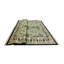 Tapis brun-beige fait à la main de 8 pi 2 po x 10 pi 1 po Marlyn