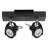 Novorio 9.84'' 2 -Light Track Track Kit with Dimmable and Adjustable Head