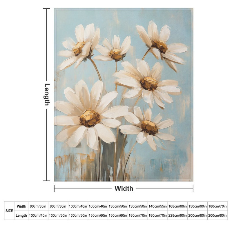 Jeté crème en flanelle de luxe, toile de fond douce et douce pour le salon, 40 po x 50 po