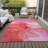 Kyrie Washable Abstract Indoor / Outdoor Rug-1716241597