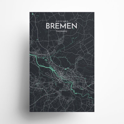 Bremen City Map, impression
