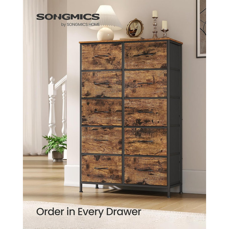 76.7 cm W Chest of 10 Drawers