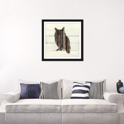 « forestières hibou », impression sur toile