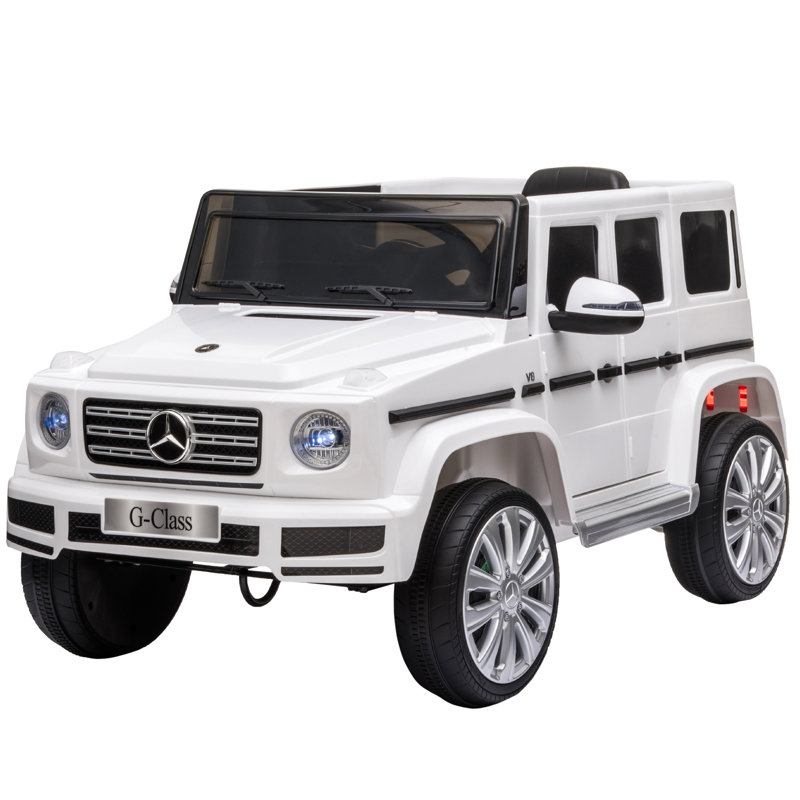 White 12V Mercedes Benz G500 Kids Ride-On Truck