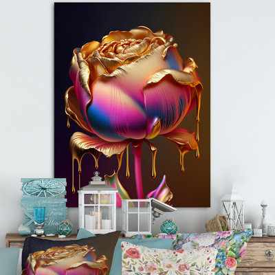 «Bromelton Rainbow Peony», impression sur toile