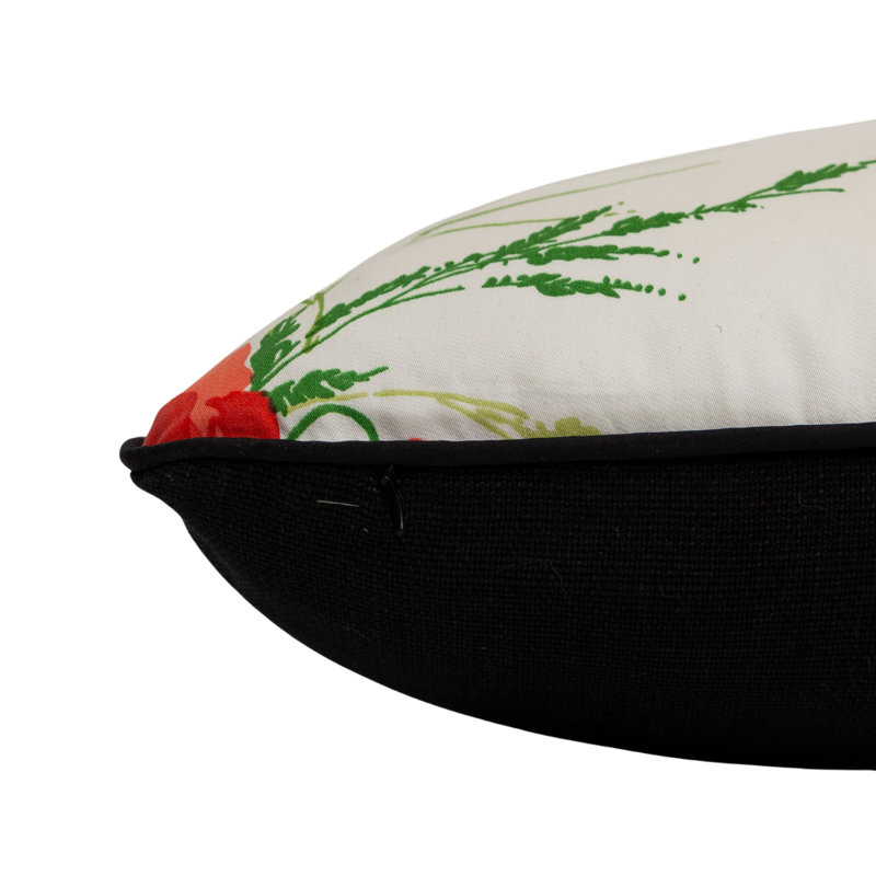 Pocket-Full-of-Posies with Silk Welt Accent Pillow