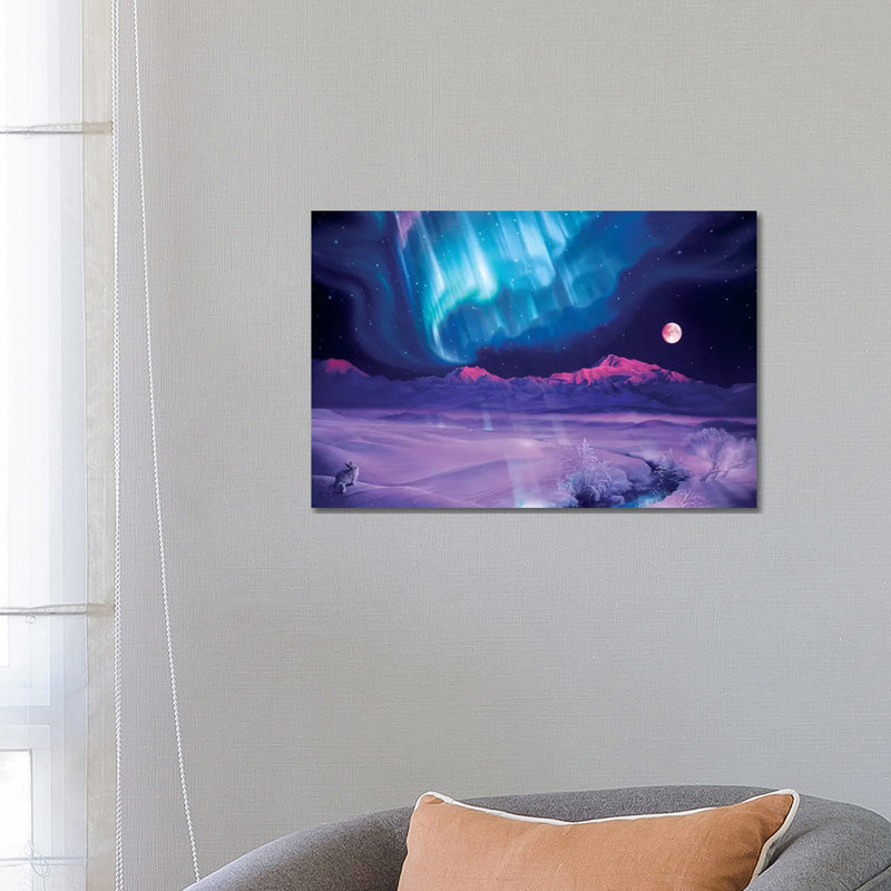 Snowfield Illumination 1 Piece Wrapped Canvas Wall Art, 66.04 cm H x 45.72 cm W x 1.91 cm D