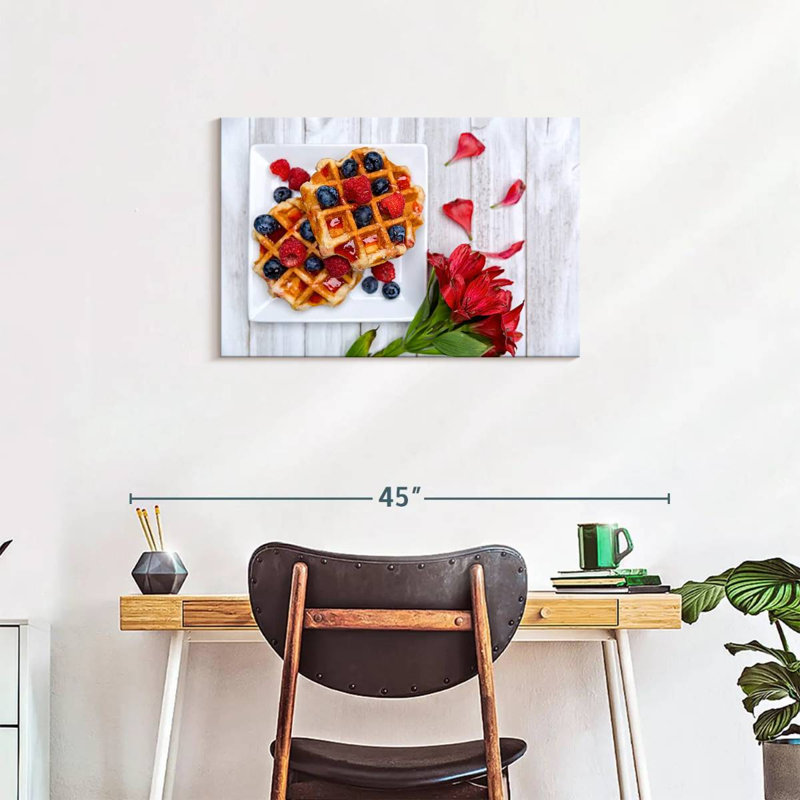 Yarlin Berry Waffles, 20" H x 30" W