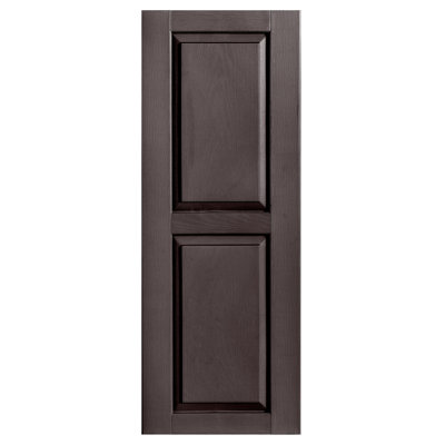 Exterior Vinyl Raised Panel Shutter Single