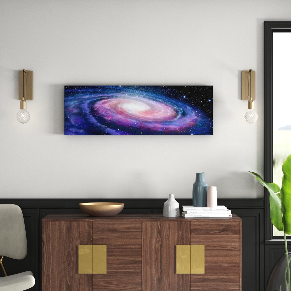 Leinwandbild Spiral Galaxy von Sinus Art