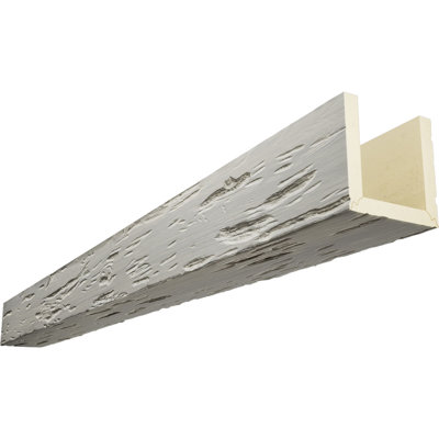 Pecky Cypress Endurathane Faux Wood 3-Sided Ceiling Beam (U-beam)
