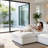 160" Modular Sectional Sofa,Down-Filled Couch,6 Seat U Shape Sofas With Movable Ottoman,Modern Couches For Living Room, Apartment,Office,Small Space-55165365