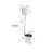 Victorian High Tank Pull Chain Toilet – Antique Style Round Bowl, 1.6 GPF Gravity Flush, Wall Mounted Tank with Brass Pipe (Seat Not Included)-88750167