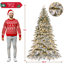 Frosted Pre-Lit Fir Christmas Tree-456773742