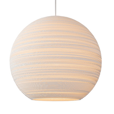 Scraplights Moon 14 Pendant White
