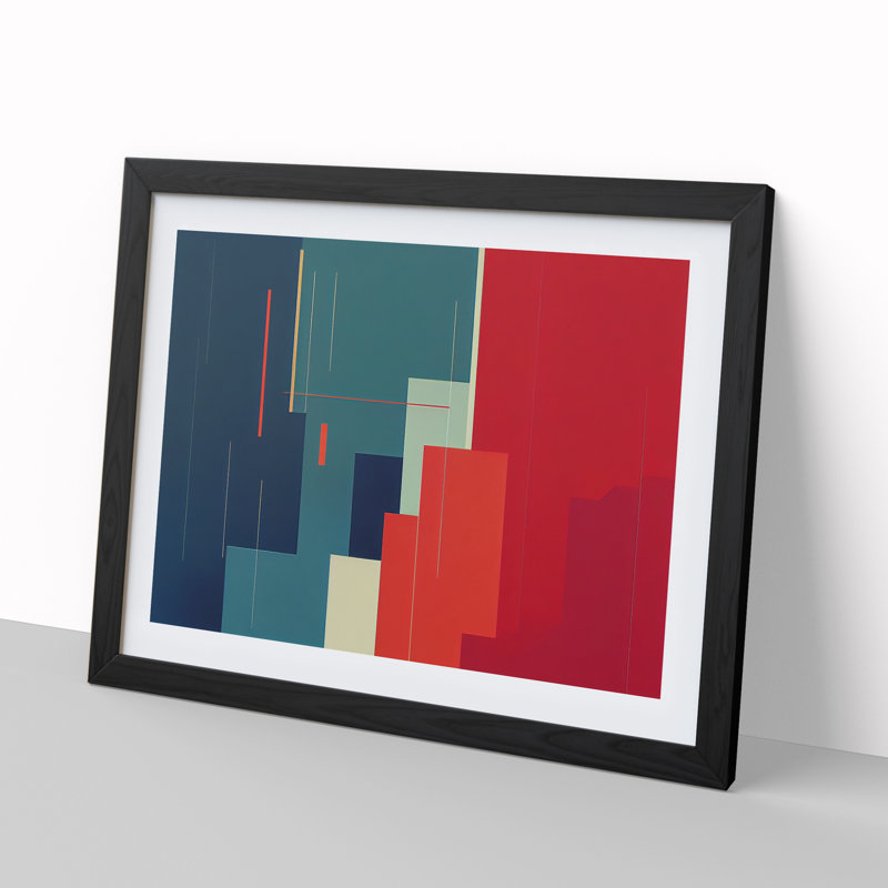 Minimalism - Framed Print, Black Framed, 25cm H x 34cm W