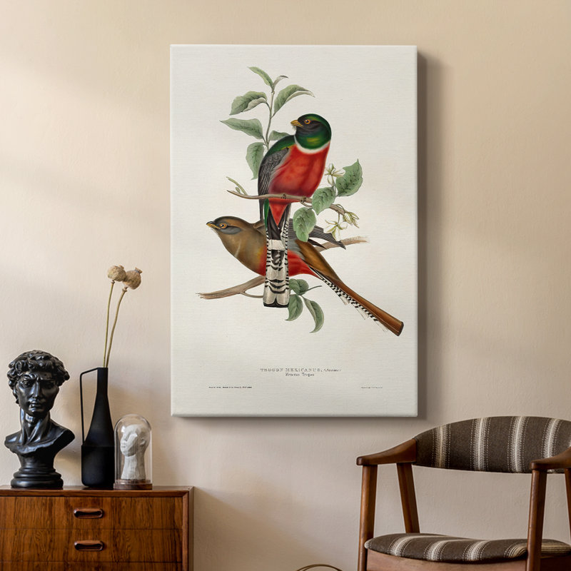 ElegantTrogonsI - galerie Cavas sur mesure, H 12 po x l 8 po