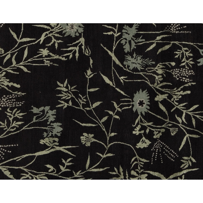 Floral Area Rug, Rectangle 6' x 9'