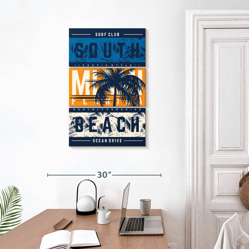 Tergel South Miami Beach Surf Club, H 32 po x l 20 po