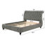 Lit-bateau tapissier Cerderia