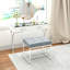 Jacques Steel Accent Stool-296473726