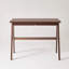 Bureau d'ordinateur 100% bois d'hévéa massif, bureau d'écriture rétro en noyer avec tiroir, structure robuste en A, table d'étude de bureau à domicile standard de 39,37 po x 21,65 po, 0,71 po d'épaisseur