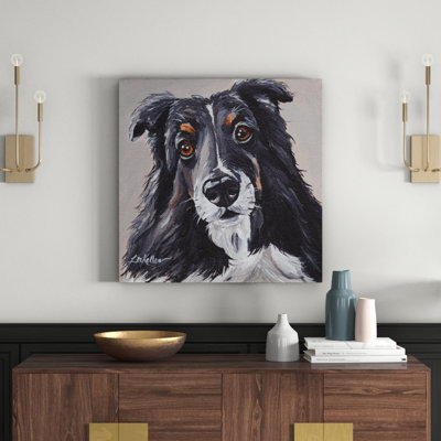 Sheltie Lovers by Lee Keller - Wrapped Canvas Painting