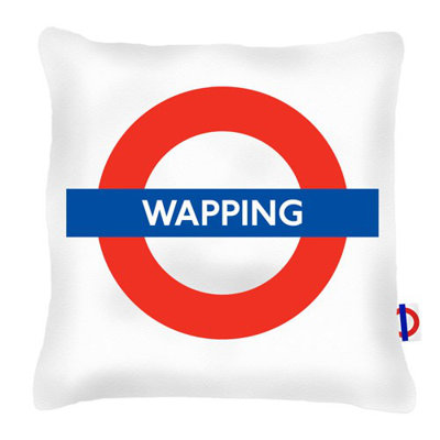 Wapping Tube Station London Transport Cushion