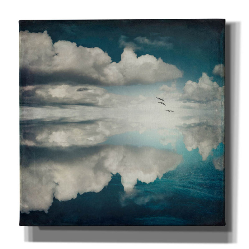 «Spaces Ii - Sea Of Clouds» par Dirk Wustenhagen, art mural sur toile, H 12 po x l 12 po x P 0,75 po
