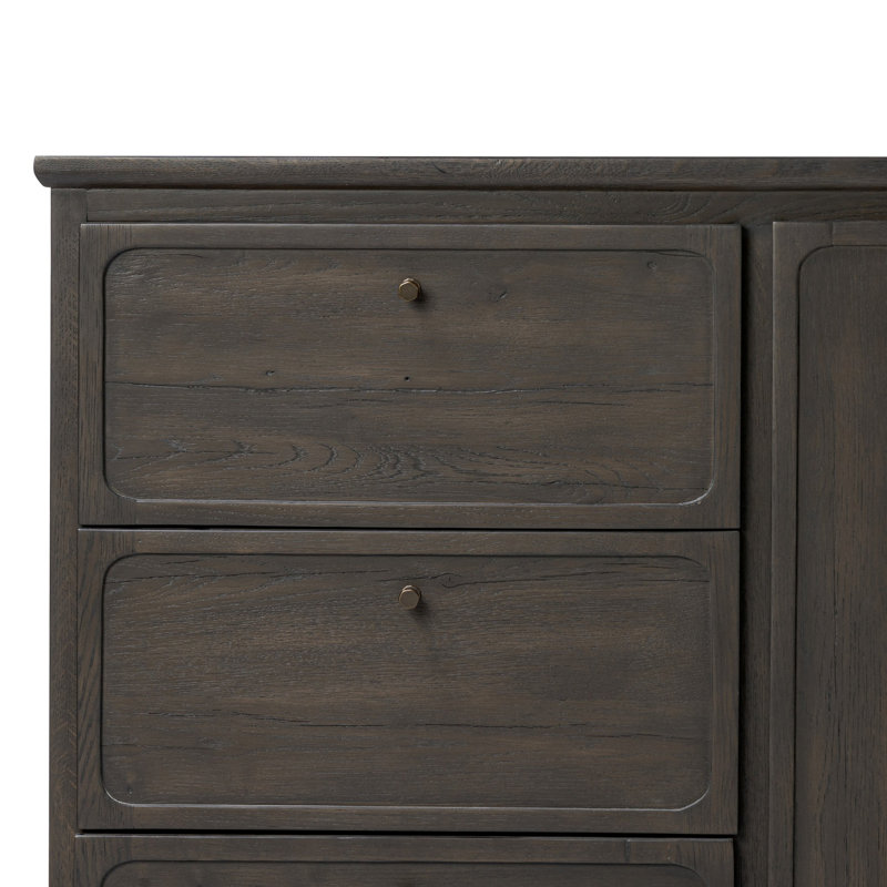 Leora Sideboard-Smoked Black