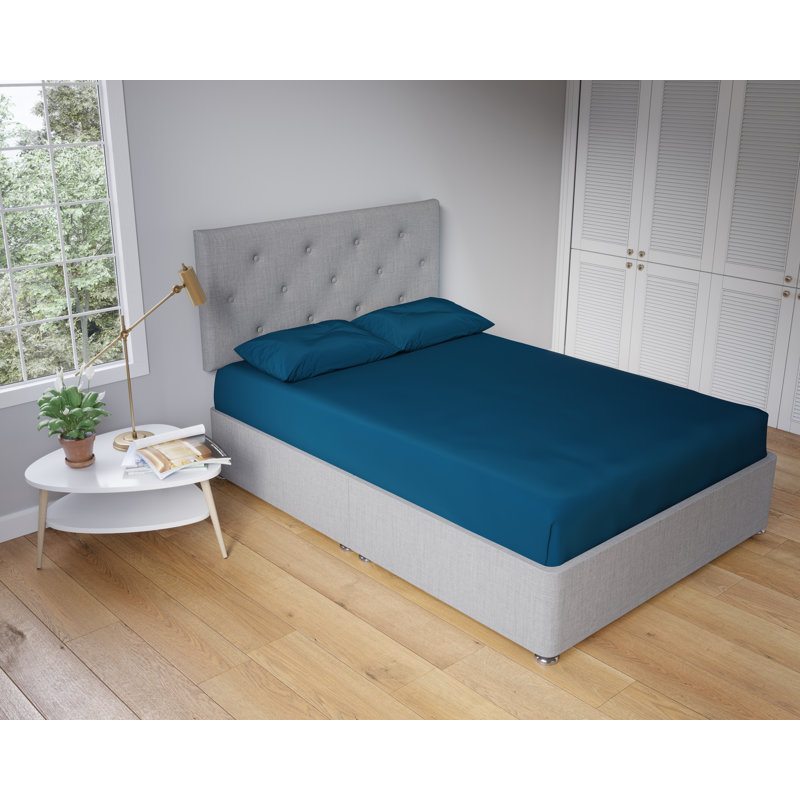 Polycotton Housewife Pillowcase Pair Soft Touch, Teal