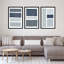 «Painted Weaving Trio», ensemble de 3 impressions murales encadrées par Piper Rhue-61170819