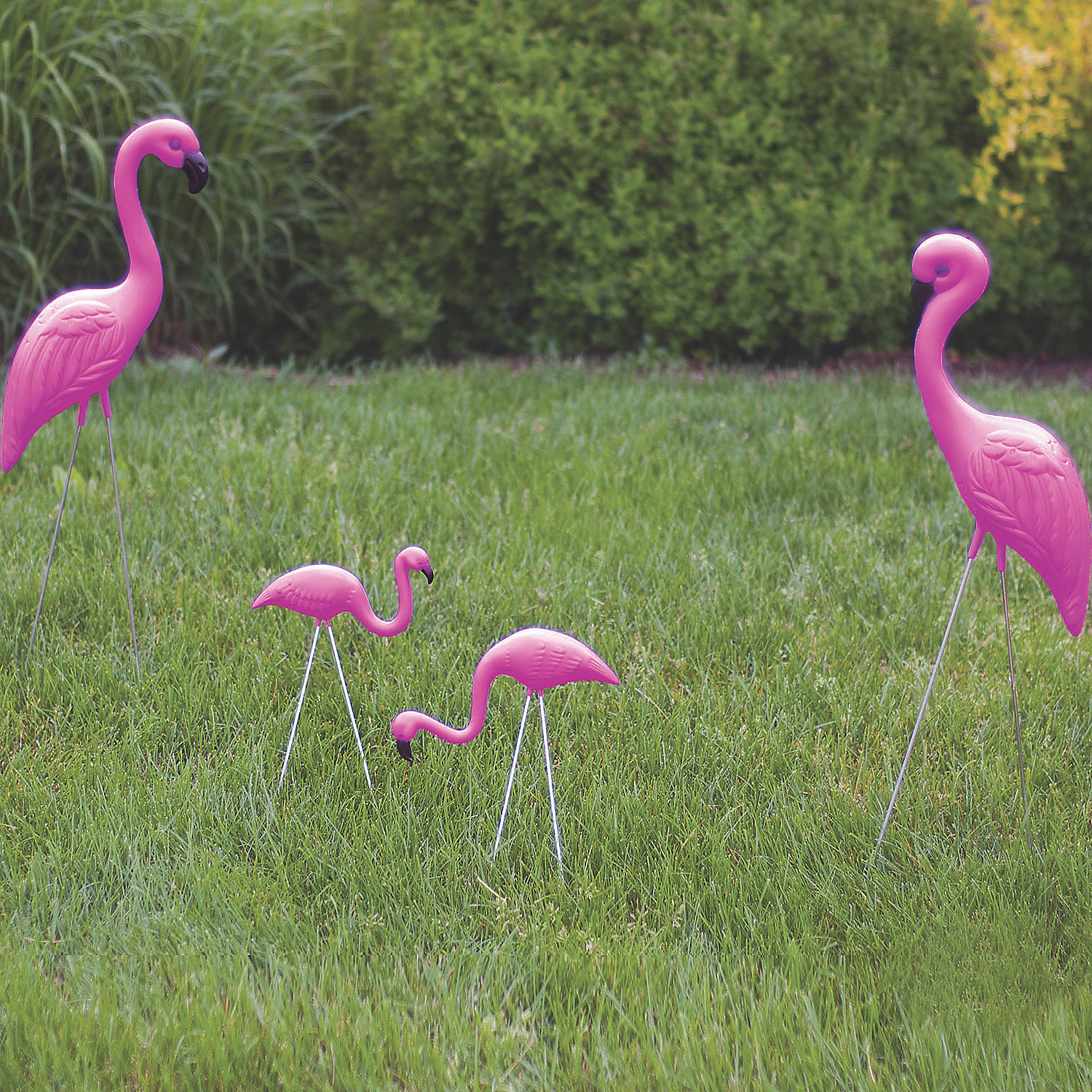 Arlmont & Co. Geraldyne Flamingo Family Garden Stake | Wayfair