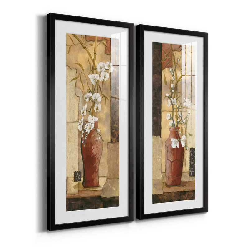 Cadre photo, ensemble de peintures sur papier, Cadre noir