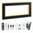 24 Bottle Wall Mounted Wine Bottle Rack in Black