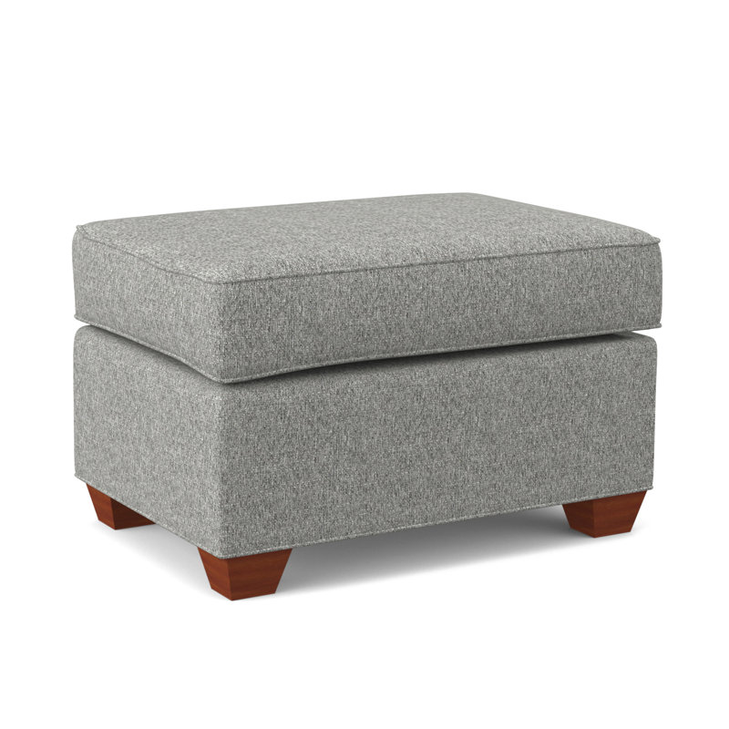 Clark 27" Wide Rectangle Standard Ottoman, BM Cherry, Connelly Dove